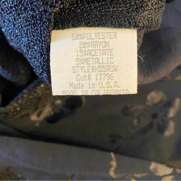 Spencer Alexis Red Black Floral Sheer Sleeve Velvet Detail Kimono Lace Size 2X - Picture 12 of 13